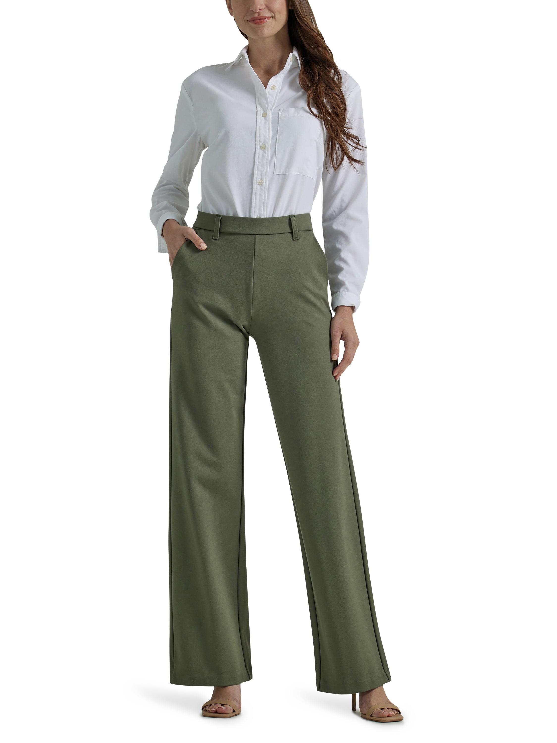 Lee Women's Ultra Lux Comfort Any Wear Wide Leg Pant