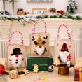 thumbnail image 3 of Saco de Papá Noel de Navidad para niños, bolsa de almacenamiento de dulces, decoración navideña, 2024, 2023, 3 of 4