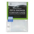 Sultan Linens PEVA Hotel Weight Shower Curtain Liner, Clear