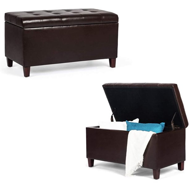 End Of Bed Storage Bench Seat Homebeez Storage Ottoman Bench,Folding Bench Chest Foot Rest Stool,End