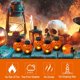 thumbnail image 4 of (6 piezas) Vela de calabaza para Halloween, llama parpadeante LED Dougie, velas que funcionan con pilas, para Halloween, decoración de jardín interior y exterior, 4 of 5