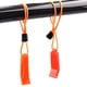 thumbnail image 5 of Silbato de emergencia 120dB con cordón ajustable reflectante | Señal de supervivencia de doble cámara sin guisantes para kayak, chaleco salvavidas, navegación, senderismo, caza, camping | Plástico, 5 of 7