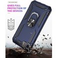 thumbnail image 6 of Designed for iPhone 8 Plus, 7 Plus Heavy-Duty Case, Tough for Military Grade Shockproof Heavy Duty Protective Phone Case with Kickstand for iPhone 8 Plus, 7 Plus Navy, 6 of 7