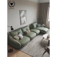 thumbnail image 3 of Italian light luxury modern style design sofa living room imperial concubine leather sofa furniture My Lux Decor Round, 3 of 6