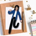 thumbnail image 5 of New Poseable Michael Plush Doll – 11" Soft Stuffed Figure with Wireframe, Bendable Pop Star Doll for Desk Display, Collectible Music Gift for Fan,1Pcs, 5 of 5