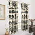 thumbnail image 3 of Bohemia 2pcs Blackout Curtains For Living Room Bedroom Grommet Top Window Set for Left And Right Biparting Open, 3 of 6