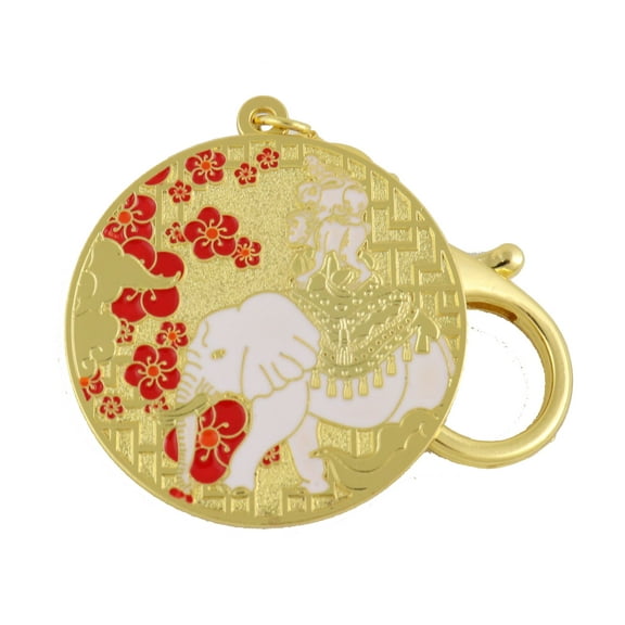 Feng Shui Four Friends Talisman Keychain