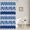 Colorant Ethnique Cravate 2 Blue3, variante sur Rideau de Douche Décor Rayures Abstraites Bleues Indigo, Décor de Salle de Bain Art Blanc Fibre de Polyester Anneaux en Plastique Séchage Rapide Imperméable pour Baignoires/salles de Bain, 72x36 Pouces
