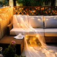 YEOLEH ExtraLong 2 Pack Solar String Lights,Total 160Ft 440LED