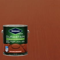 4 Pack, Natural Redwood, Wolman DuraStain Satin Solid Color Exterior Wood Stain- Gallon