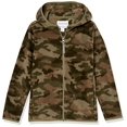 thumbnail image 1 of Veste à Capuche Zippée en Polaire pour Garçons, Olive, Camouflage, Large, 1 of 2