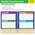 thumbnail image 3 of Global Datebooks Dated Elementary Student Planner for Academic Year 2024-2025 Includes Ruler/Bookmark and Planning Stickers (August 2024 through June 2025, Matrix Style - 8.5"x11" - Corkboard), 3 of 10