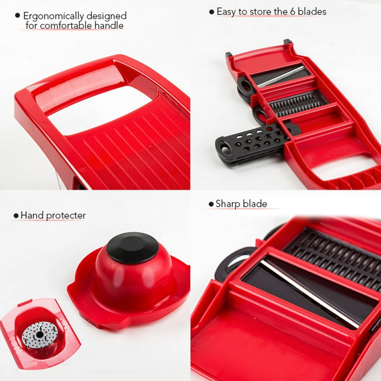 Multifunctional Mandoline 6 in 1 kitchen vegetable slicer with Adjustable  Thickness Stainless Steel Slicer Potato Dicer， with Extra Peeler , Blade  Guardand and 3-in-1 Avocado Slicer - Coupon Codes, Promo Codes, Daily