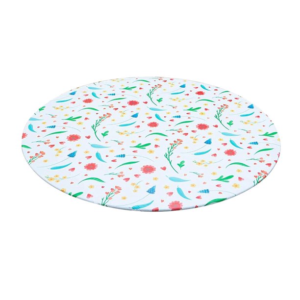 Mantel redondo Zulema navideño impermeable para mesa 110-140 cm