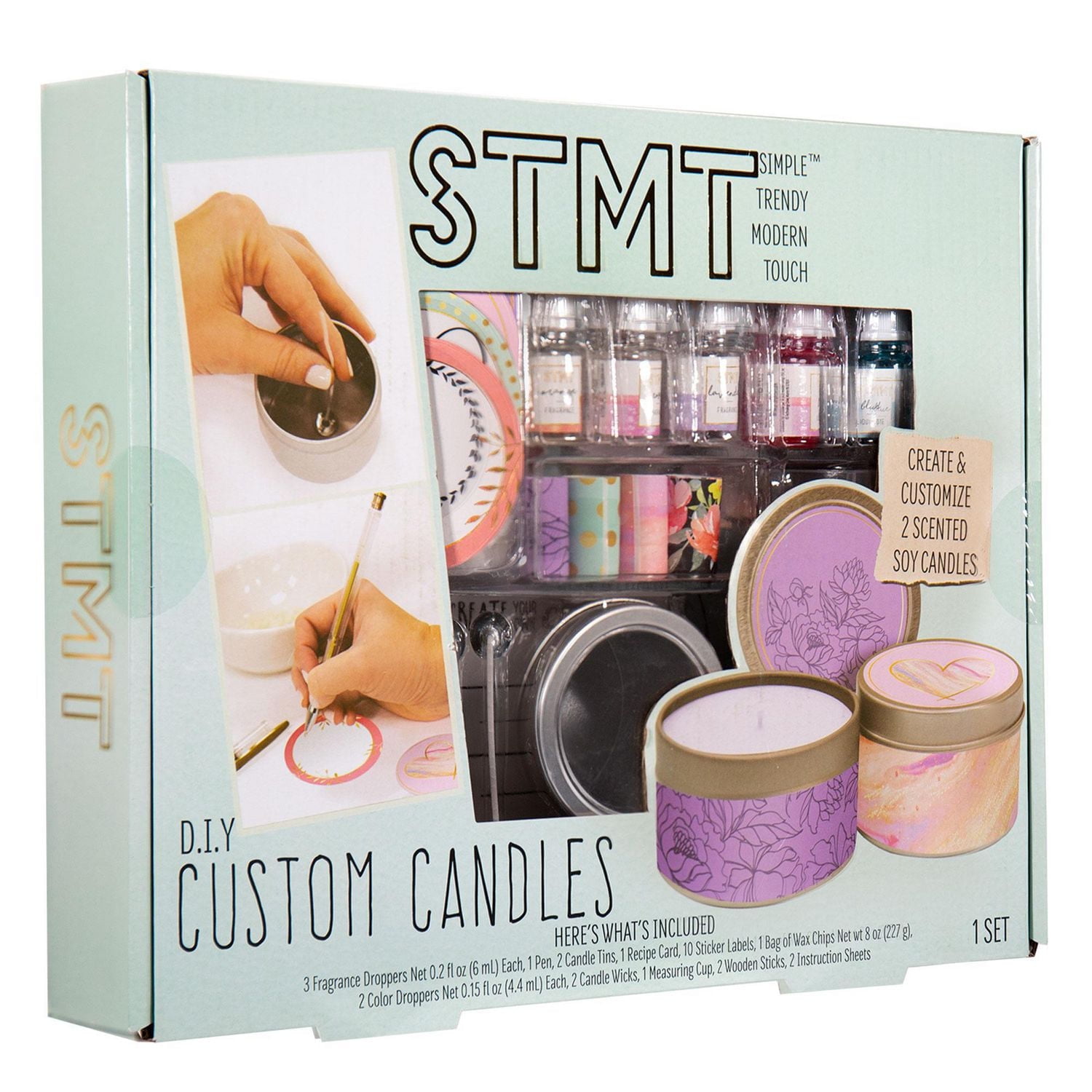 D.I.Y. Custom Candles, Make 2 candles