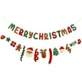 thumbnail image 2 of Pancarta de , banderines navideños, decoración DIY para colgar en Navidad, para exteriores, interiores, vacaciones, chimenea, repisa de o, 2 of 8