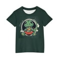 thumbnail image 3 of Spazoro Big Boys Girls Shirts Tee, Short Sleeve Graphic T-Shirts Crew Neck Dinosaur Print Casual Summer Tops for Unisex Multicolor Size 11 T, 3 of 4