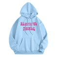 thumbnail image 5 of Hoodies for Women 2025 Long Sleeve Cute Y2K Graphic Hoodie with Pockets Hooded Sweatshirt Women Pullover, 5 of 6