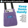 thumbnail image 5 of Get Well Soon Gift Set - Universal Crutch Underarm Pad, Hand Grip Covers, Mini Pouch, Purple, 5 of 7