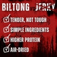 thumbnail image 4 of Bearded Butchers Bold Blend Biltong, 3 oz – Air-Dried Beef Snack, High Protein, Zero Sugar, Gluten-Free, 39g of Protein per Pack, 4 of 5