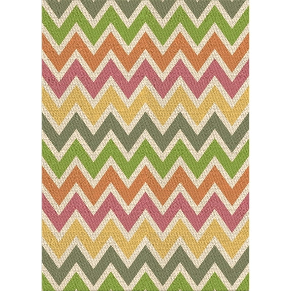 Ahgly Company Machine Washable Indoor Rectangle Transitional Brown Gold Area Rugs, 2' x 4'