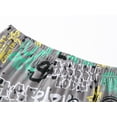 thumbnail image 5 of Beezizac Pajamas For Big Boys Fun Gray Graffiti Long Sleeve 2-Piece PJ Set Soft Sleepwear Size 8, 5 of 7