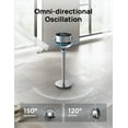 thumbnail image 7 of Dreo Oscillating Fan for Bedroom,150°+120° Omni-Directional Quiet Floor Fans with Smart Control, 110ft Pedestal Fan with DC Motor, 9 Speeds, 6 Modes, 43'' Inches, 12H Timer, Wi-Fi/Voice/Alexa, 7 of 7
