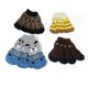 thumbnail image 3 of Preciosos calcetines antideslizantes para mascotas para perros grandes, cálidos y suaves, de algodón tejido, con parte inferior antideslizante para interiores, 4XL, amarillo, 3 of 3