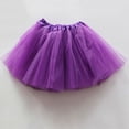 thumbnail image 2 of Godom Toddler Girls Tutu Skirt 3T-8T 3-Layer Tulle Elastic Waist Ballet Dance Costume Party Dress,Dark Purple, 2 of 4