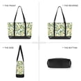 thumbnail image 6 of FORMRS Canvas Laptop Tote Bag for Women with 15.6" Computer Compartments Shoulder Handbag, Olive Leaf, 6 of 7
