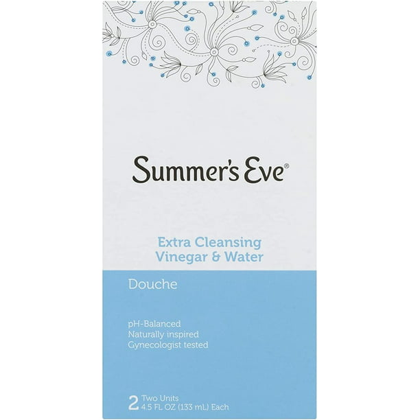 Summer's Eve Extra Cleansing Vinegar & Water Douche, 2 CT (Pack6