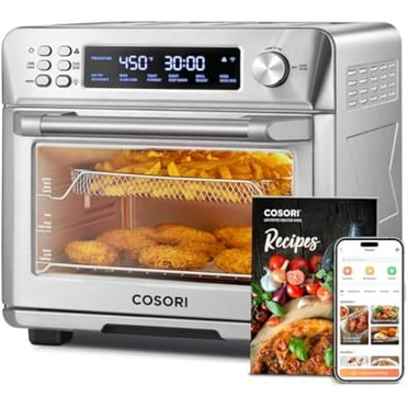 Smart 12-in-1 Air Fryer Toaster Oven Combo, Airfryer Convection Oven Countertop, Bake, Roast, Reheat, Broiler, Dehydrate, 75 Recipes & 3 Accessories