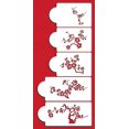 thumbnail image 2 of Designer Stencils Blooming Cherry Tree Cake Stencil Set Beige/semi-transparent, 2 of 4