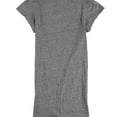 thumbnail image 2 of Local Celebrity Womens Oversized Basic T-Shirt, Grey, Large, 2 of 2