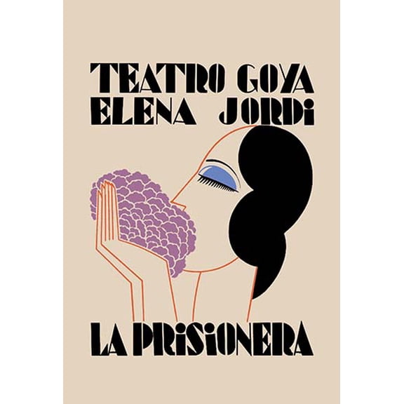 Goya Theater: The Prisoner Fine art canvas print (20" x 30")