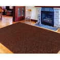 thumbnail image 4 of Ambiant Saturn Collection Solid Color Area Rugs Chocolate - 3' x 5', 4 of 4