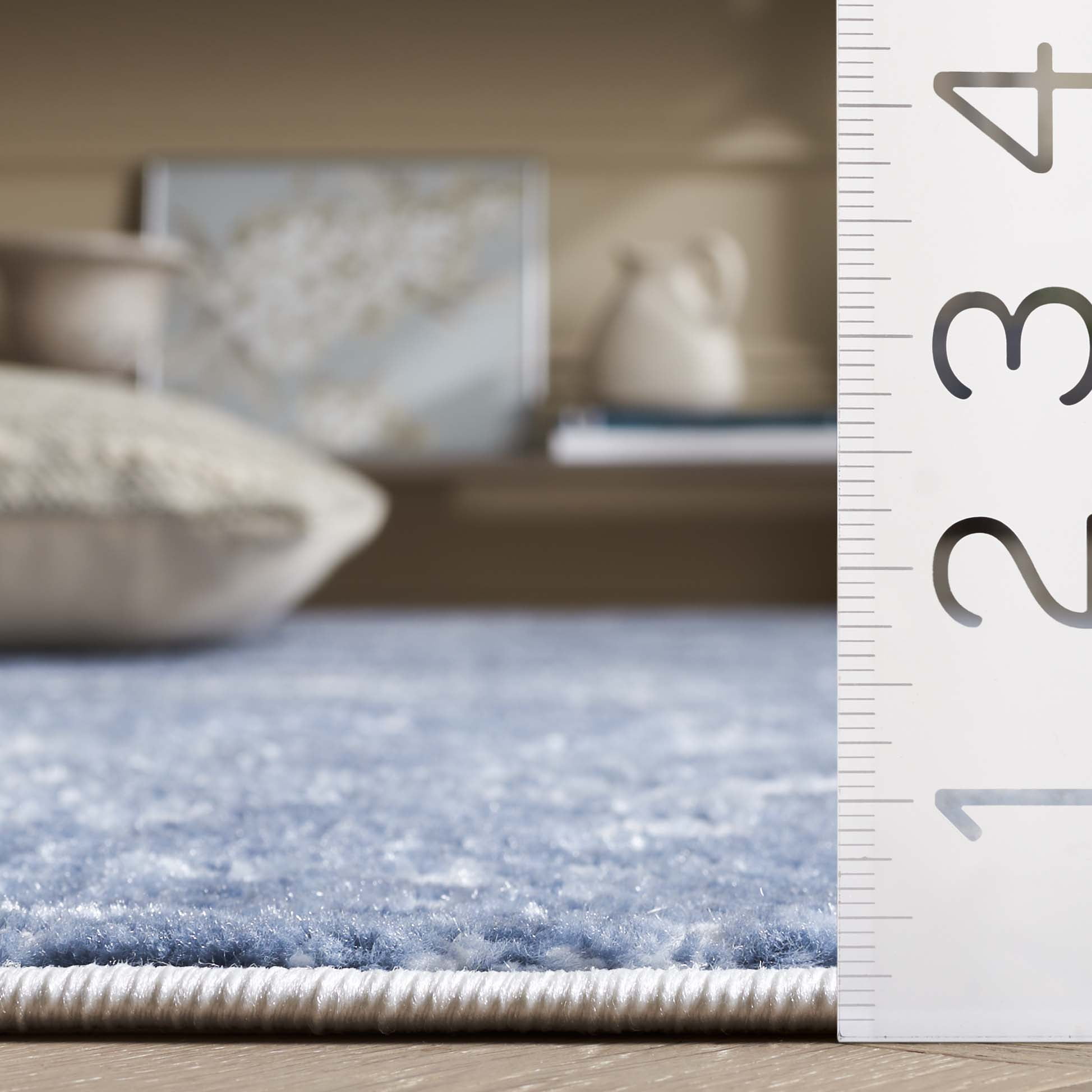 Safavieh Amelia Ian Abstract Runner Rug, Ivory/Steel Blue, 2'2" x 16'