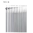 thumbnail image 3 of Ensemble de 36 Pcs de Meules Rondes en Forme de Boule - Meules pour Fabrication de Bijoux à Corps de 3/32 Po, Forets Ronds en Forme de Boule pour Gravure, 3 of 6