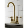 thumbnail image 2 of Kingston Brass KB8497DPL Paris Bar Faucet, Brushed Brass, 2 of 3