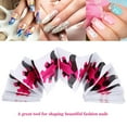 thumbnail image 2 of Nail Forms, Nail Extension Form Stickers 100pcs Nail Art Tips Guide Stickers for Acrylic and UV Gel Nail Extension Nail Polish Styling Tools Curl Forms, 2 of 5