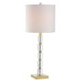 thumbnail image 3 of JONATHAN Y Claire 28.5" Crystal LED Table Lamp, Clear/Brass (Set of 2), JYL5001A-SET2, 3 of 7