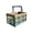 Green#0, variant on Plastic Storage Shopping Basket with Hles Grated Wall Stackable Tote Bin for Kitchen Pantry Organization Foldable Collapsible Utility Crate for Picnic Camping Grocery Picking Portable Green