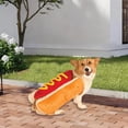 thumbnail image 5 of Funny Hot Dog Hamburger Pet Costume for Dogs & Cats - Cute Cosplay Outfit for Halloween, Parties, 5 of 9