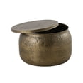 thumbnail image 3 of Albany Living T3368 Drum Coffee Table With Storage Antique in Brown, 3 of 8