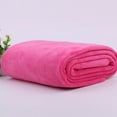 thumbnail image 3 of Injueey Toalla de baño de microfibra, paño de baño absorbente de agua, máquina de ducha de Fitness para Spa, paño lavable para el Toallas y Paños Rosa oscuro 70*140/grueso, 3 of 6