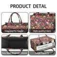 thumbnail image 4 of Large Capacity Tote Bag,Pioneer Flower Floral Print Pattern Handbag Fashion Luxury Tote Bag,15.7"x13"x 5.1" Inches,Laptop Compatible, 4 of 6