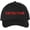 Black/Red, variant on Detective Embroidered Text Baseball Cap | Investigator Agent Structured Hat for Men and Women (Khaki/Black)