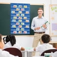 thumbnail image 4 of HLONK Blue Schedule Pocket Chart for Daily Activities in Classroom  Office  Home, 4 of 5