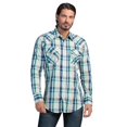 thumbnail image 1 of Camisa Regular Fit Manga Larga Wrangler Hombre 736 Azul Marino, 1 of 5