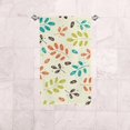 thumbnail image 6 of Coolnut Fingertip Hand Towels, Set of 2 Pcs Colorful Autumn Branches Absorbent Face Bath Towels for Bathroom Kitchen, 30"x15", 6 of 6
